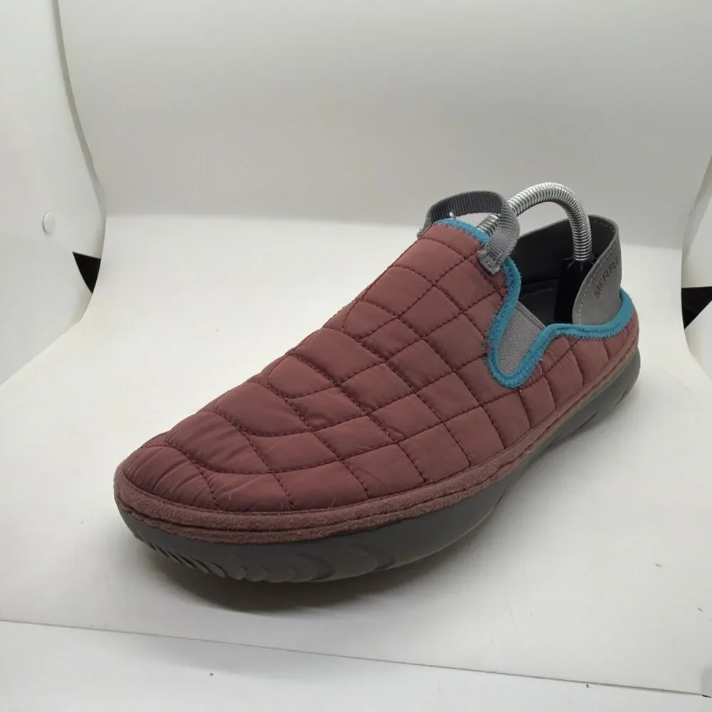 Merrell Hut Moc Loafer Slip-on Men's Size 9 US Maroon Slippers